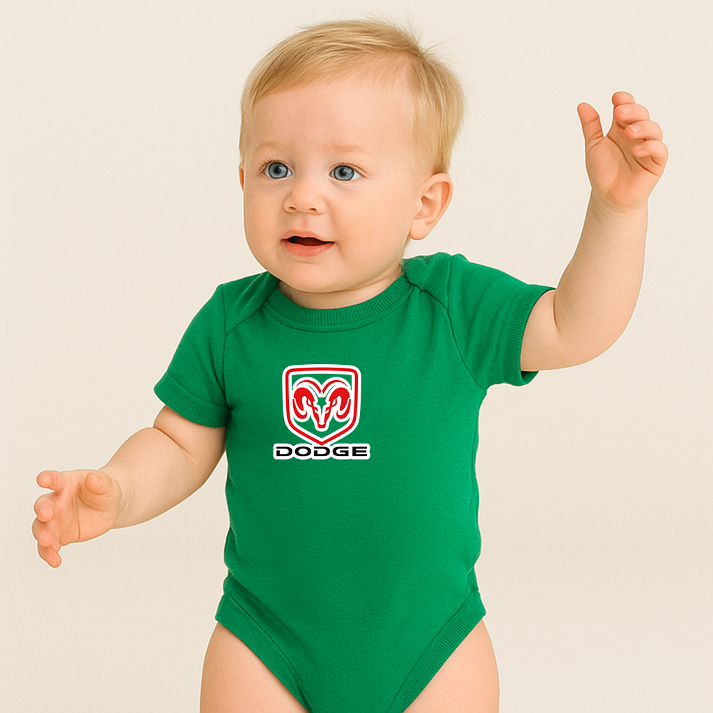 Dodge Car Baby Romper Onesie